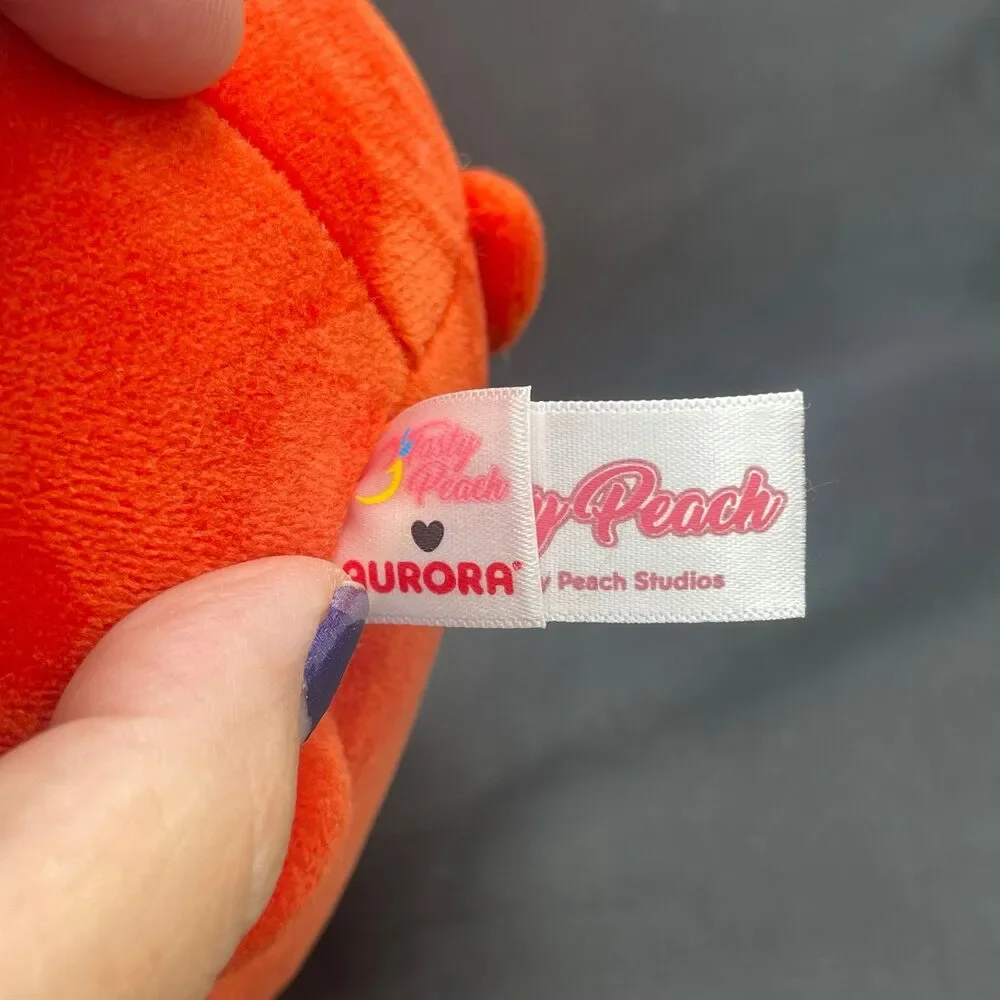 Meowchi Plush #14312 Thai Tea Plushie Tasty Peach Studios Aurora Stuffed Cat Toy